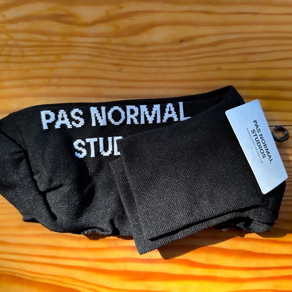 Pas Normal Studios Logo Pre-Cut Cycling Oversocks PNS - Picture 5 of 8